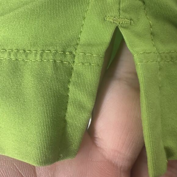 Nike Golf Dri-FIT Polo Shirt XL Green Stretch Argyle Texture Short Sleeve - Picture 6 of 10